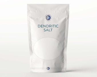 Sal dendrítica Mystic Moments (1 kg) / Baño de inmersión natural para músculos, ideal para piel, rostro y cuerpo. 100 % natural, vegano y sin OMG.