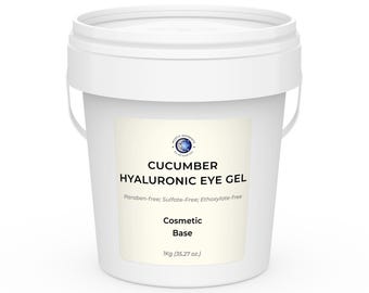 Mystic Moments | Cucumber Hyaluronic Eye Gel - Botanical Skincare Base - 1Kg