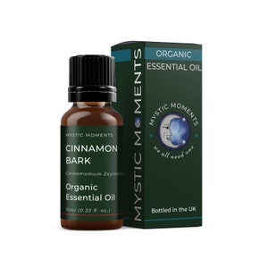 Mystic Moments | Cinnamon Bark Organic Essential Oil - 100% Pure - 10ml