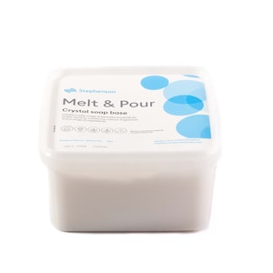 Melt and Pour Soap Base - White - SLS FREE - 2Kg ( 2 x 1Kg Block)