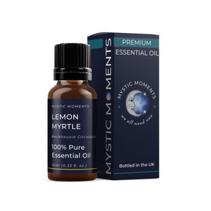 Mystic Moments | Lemon Myrtle - Essential Oil - 100% Pure - 10ml