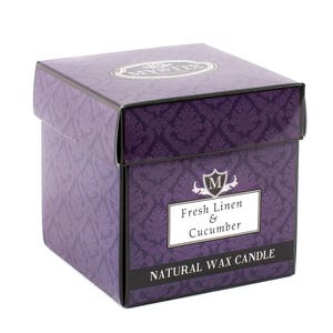 Mystix London | Fresh Linen & Cucumber Scented Candle - Large