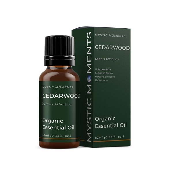 Cedarwood Organic Essential Oil - 100% Pure - 10ml