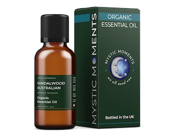 Mystic Moments | Sandalwood Australian Organic Essential Oil - 100% Pure - 30ml