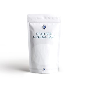 Mystic Moments Dead Sea Mineral Salt 250g | Natural Bath Soak for Muscle, Perfect for Skin, Face & Body 100% Natural Vegan GMO Free
