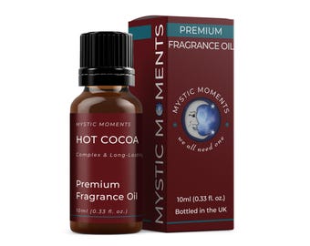 Mystic Moments / Olio profumato alla cioccolata calda - 10 ml - Perfetto per saponi, candele, bombe da bagno, bruciatori di oli, diffusori e articoli per la cura della pelle e dei capelli