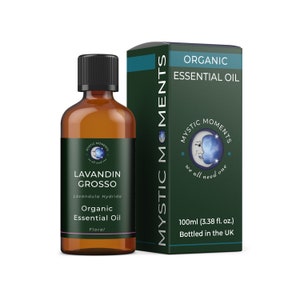 Mystic Moments | Lavandin Grosso Organic Essential Oil - 100% Pure - 100ml