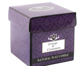 Mystix London | Orange & Cinnamon Scented Candle - Large