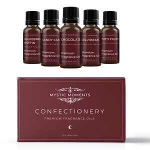 Mystic Moments | Confectionery | Fragrant Oils Gift Starter Pack 5 x 10ml