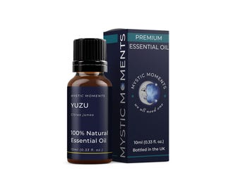 Momentos Místicos / Aceite Esencial de Yuzu 10 ml - Aceite Puro y Natural para Difusores, Mezclas de Masajes de Aromaterapia, Vegano, Sin OMG