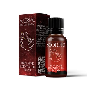 Mystix London | Skorpion - mieszanka olejków eterycznych do astrologii znaku zodiaku - 10 ml
