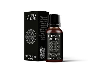 Fleur de vie - Mélange d'huile essentielle spirituelle - 10ml