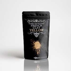 Mystic Moments | Yellow Ultra Ventilated French Natural Clay 100g - Pure & Natural Vegan GMO Free