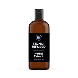 Monoi Oil Infused - Herbal Extracts - 1 Litre