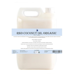 Mystic Moments | Coconut RBD Organic Carrier Oil - 5 Litres