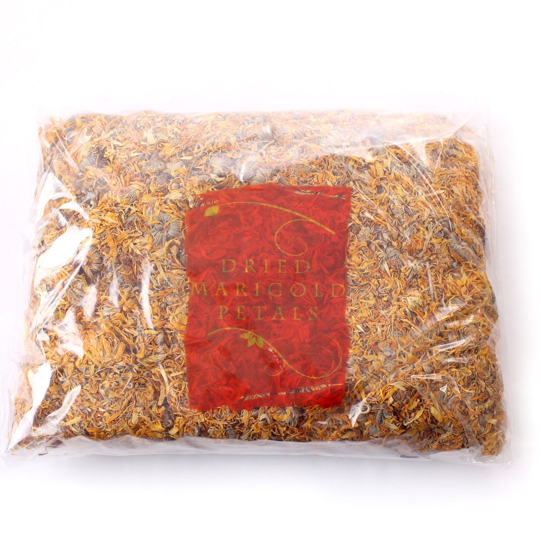 Dried Marigold Petals 500g Etsy