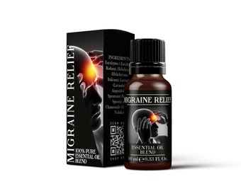 Migraine Relief - mélange d’huiles essentielles - 10ml