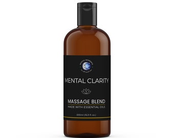 Clarté mentale - Mélanges de massage essentiels - 1 litre