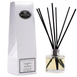 Mystix London | Grapefruit & Rosemary - Essential Oil Reed Diffuser - 200ml