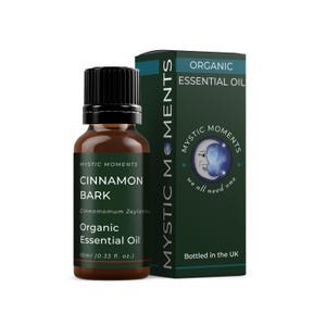 Mystische Momente | Ätherisches Öl aus Bio-Zimtrinde 10ml - Reines und natürliches Öl für Diffuser, Aromatherapie-Massagemischungen Vegan GMO-frei