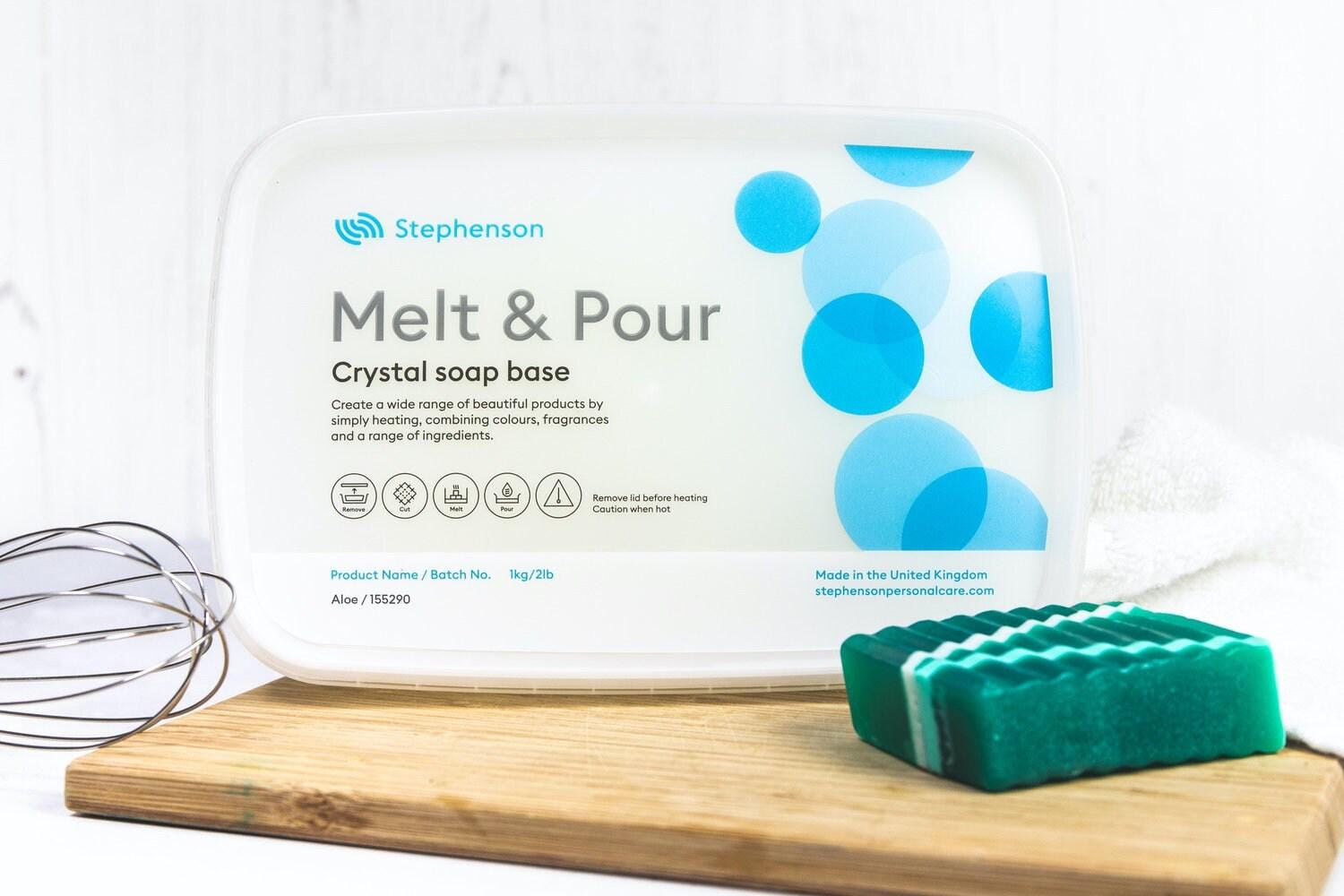 Mystic Moments | Stephenson Melt and Pour Soap Base - Aloe Vera 