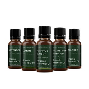 Gift Starter Pack of 5 Organic Favourite Essential Oils image 3