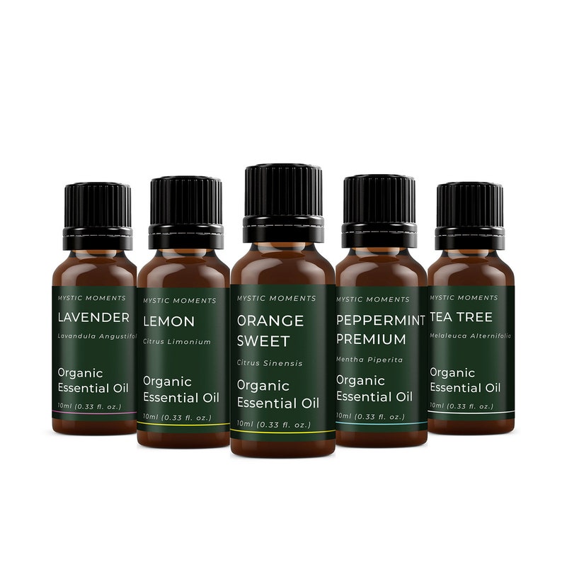 Gift Starter Pack of 5 Organic Favourite Essential Oils image 3