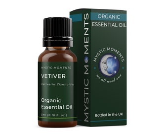 Vetiver Organic Essential Oil - 100% Pure - 5ml
