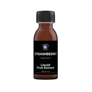 Mystic Moments | Strawberry - Liquid Fruit Extract 125g | Perfect for Skin Care, Creams, Lotions and DIY beauty products Vegan GMO Free