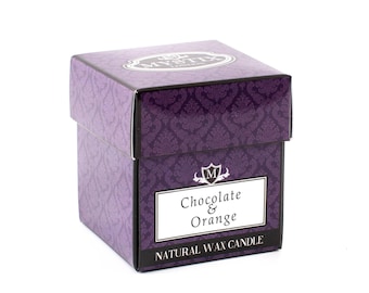 Mystix London | Chocolate & Orange Scented Candle - Small