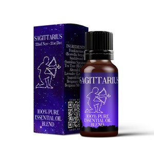 Mystix London | Sagittarius - Zodiac Sign Astrology Essential Oil Blend - 10ml
