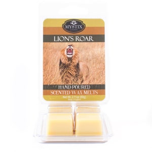 Mystix London | Lion’s Roar | Scented Wax Melt Clamshell