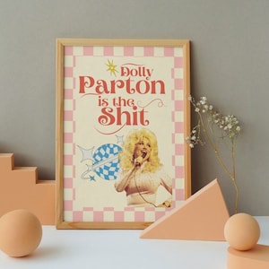 Dolly Poster | Instant Digital Download | Female Country Music Poster | Bohemian Wall Art