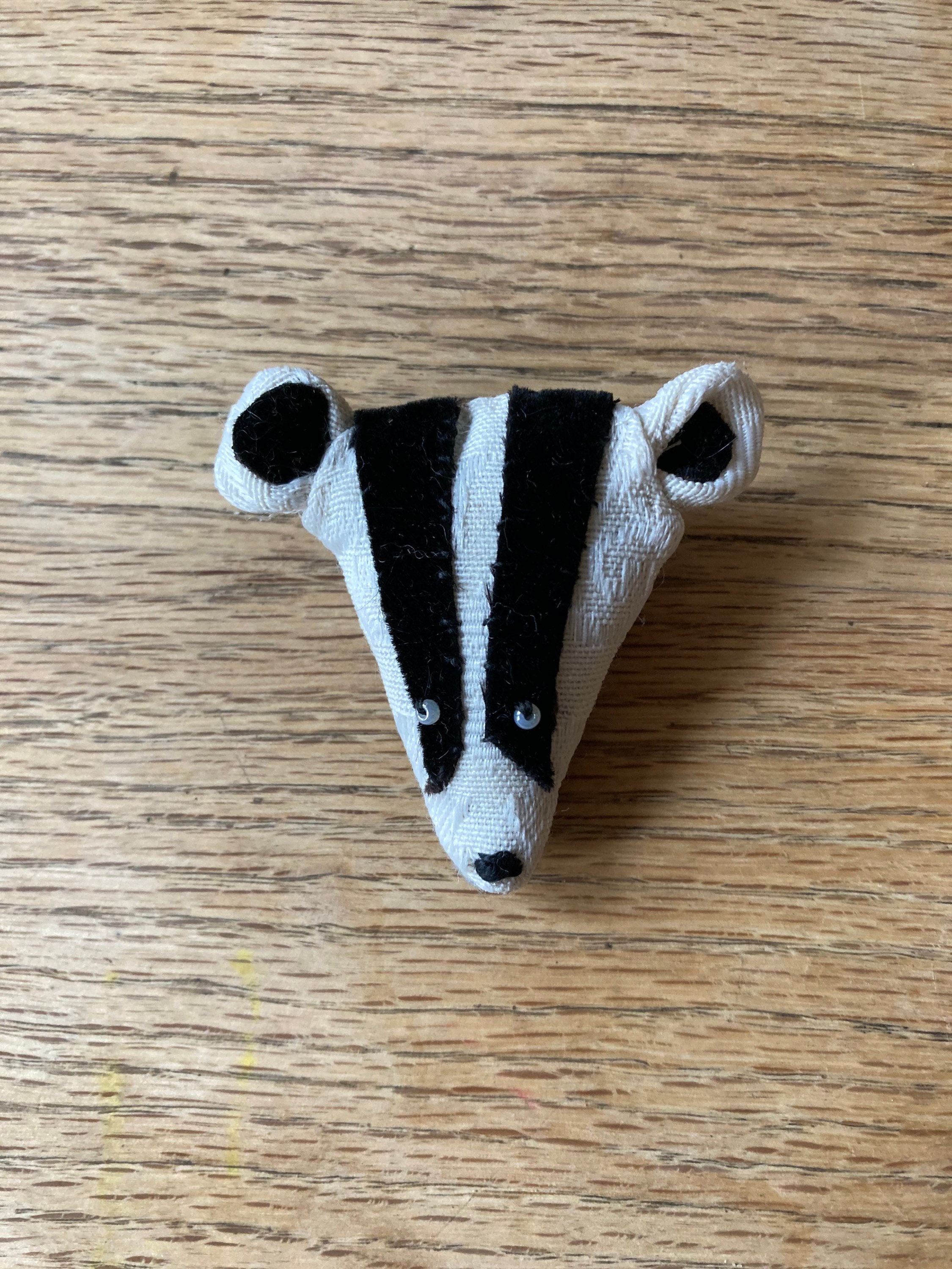 Badger Brooch Etsy Singapore