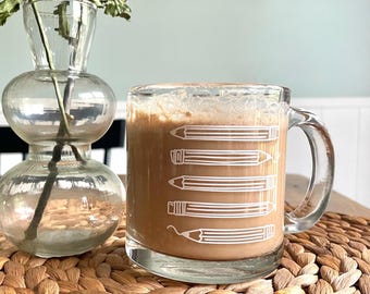 Ceramic Pencil Mug - Gift for Teacher