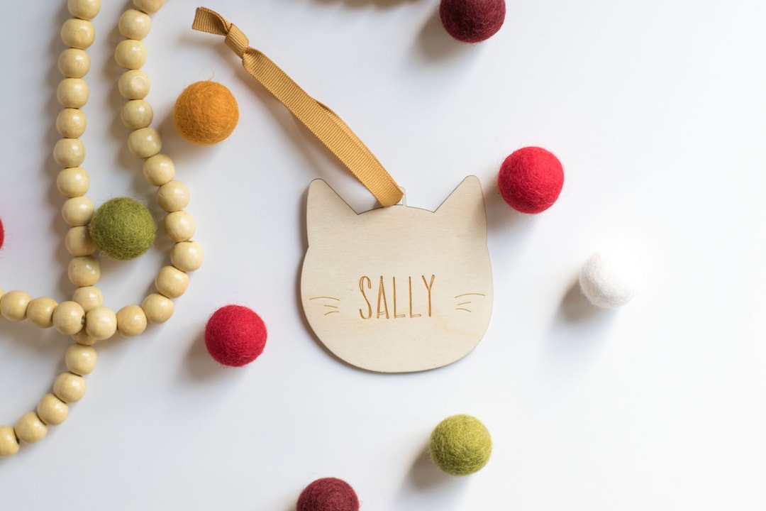 Custom Cat Ornament | Personalized Pet Christmas Ornament - Etsy