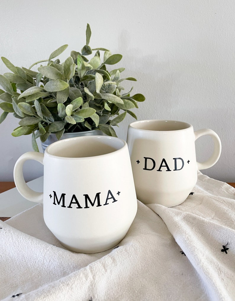 Mama Mug Cream Ceramic Mama Mug Coffee Mug for Mom Mug for Mom Mug for Mothers Motherhood Gift New Mom Gift image 6