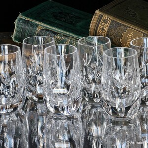 5x Crystal Shot Glasses