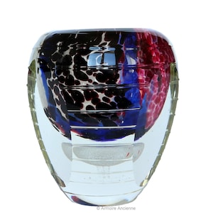 Murano Glass ムラノ カット 大型 花瓶 Murano Glass ムラノ カット 大型 花瓶