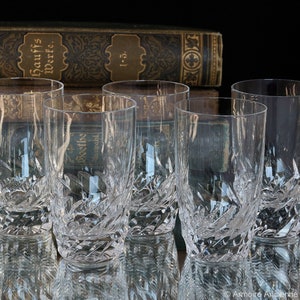 Crystal SHOT Glasses, Cut Decor