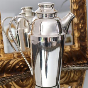 Rare WMF Cocktail Shaker with Silver-Plated Finish