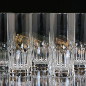 Crystal  LONG DRINK GLASSES - Heavy High Ball Glasses | Set of 5
