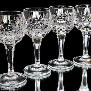 6x NACHTMANN Crystal Cordial Glasses