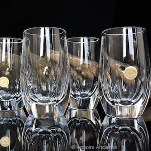 Crystal SHOT Glasses, Cut Decor - TEQUILA Glasses - NACHTMANN