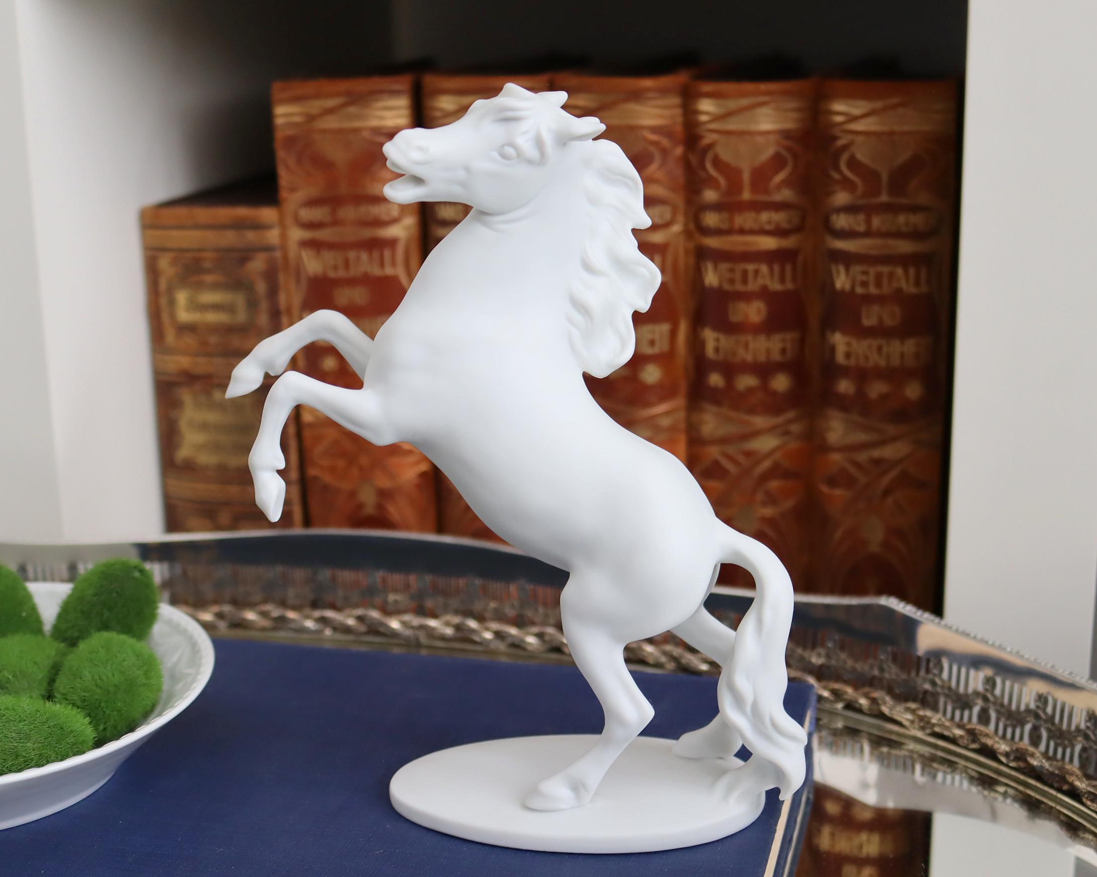 Porcelain white horse figurine - Etsy 日本
