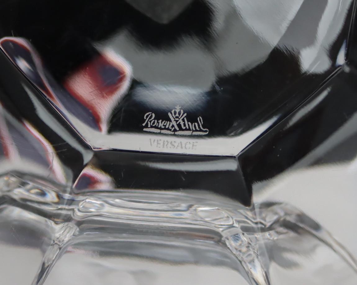 Rosenthal Versace Crystal Salad Bowl - Medusa Lumière Line - Etsy