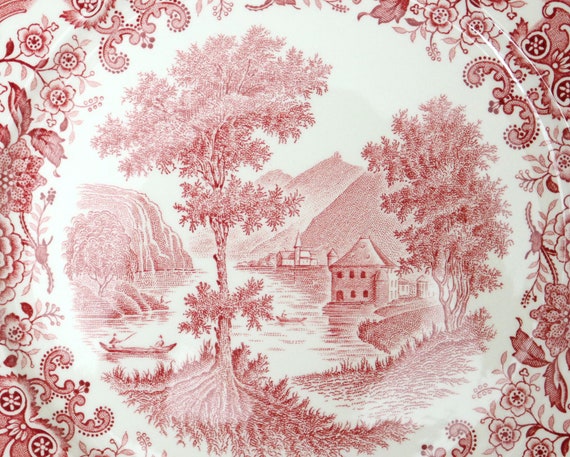 ケーキ皿 6枚セット - VILLEROY & BOCH ブルゲンラント レッド - Etsy 日本