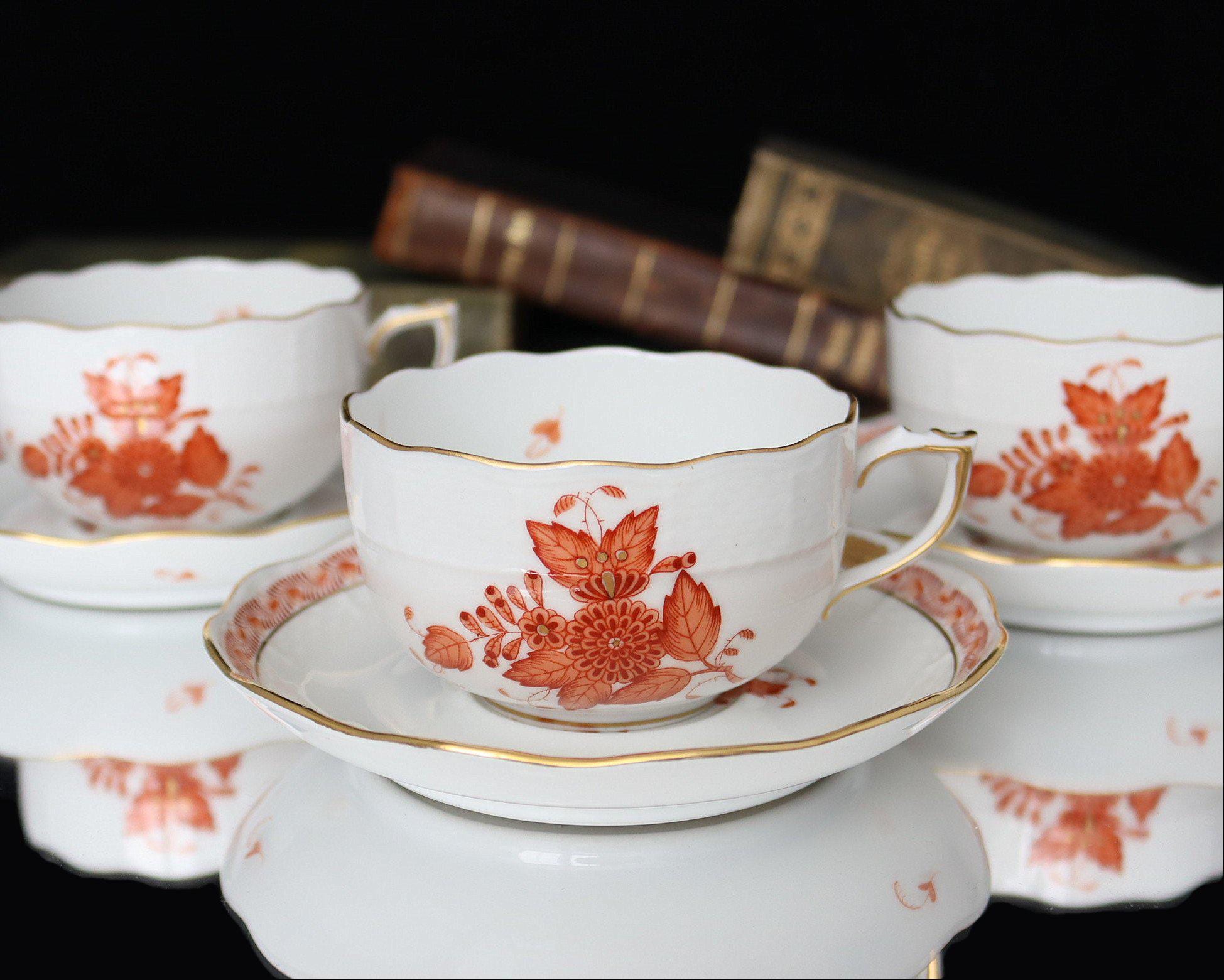 Herend tea cup and saucer - Etsy 日本
