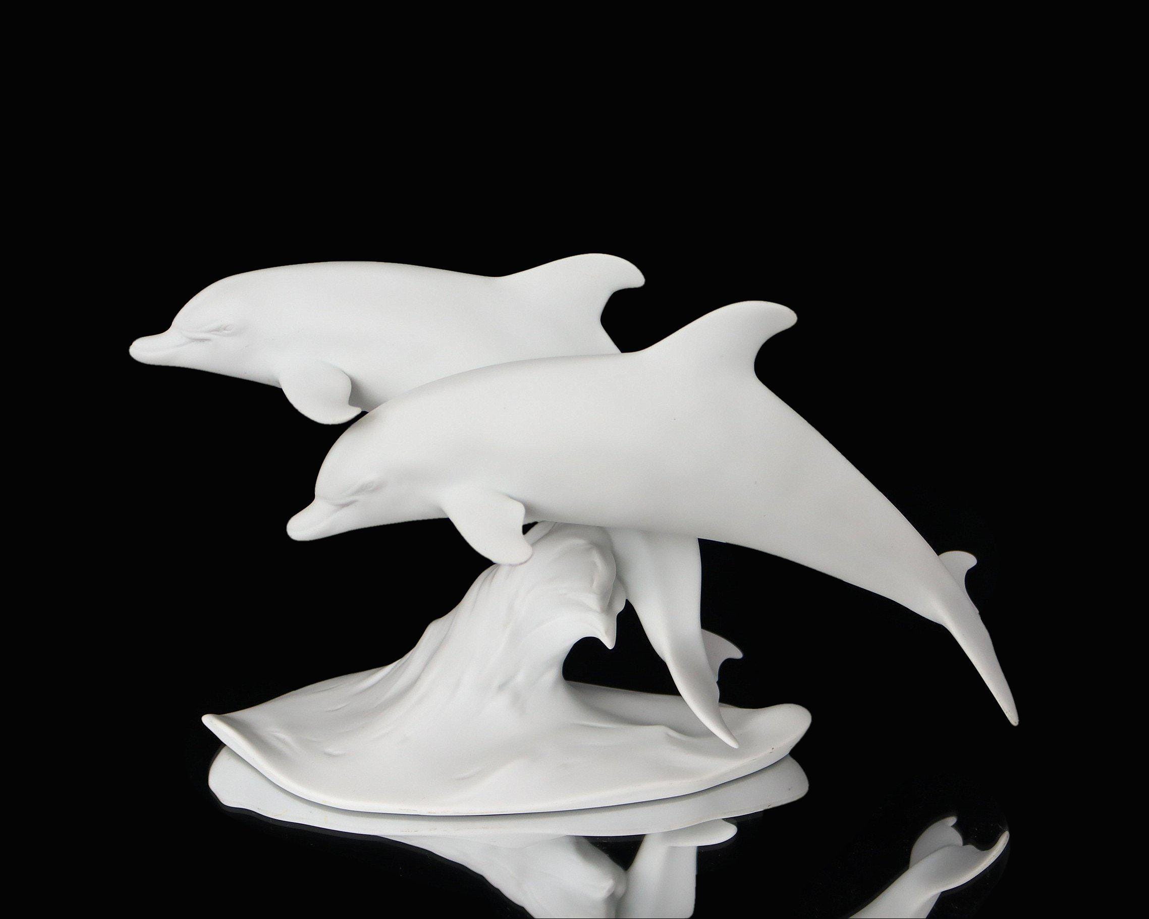 Porcelain Dolphin - Etsy