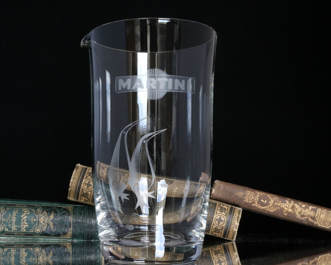 Crystal Cocktail Pitcher With Etched Penguin Decor ROSENTHAL Etsy